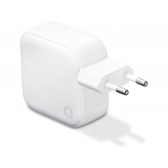 Phone Wall charger - Andersson AC-adapter GaN väggladdare 65W med 2 USB-C och 1 USB (vit)