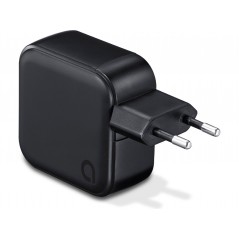 Phone Wall charger - Andersson AC-adapter GaN väggladdare 65W med 2 USB-C och 1 USB (svart)