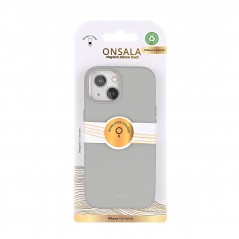 Covers - Onsala mobilskal till iPhone 13, iPhone 14, iPhone 15 i grå silikon