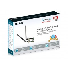 Buy a wireless network card - D-Link DWA-582 trådlöst PCIe WiFi 5 dual band nätverkskort 1200 Mbit/s