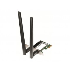 D-Link DWA-582 trådlöst PCIe WiFi 5 dual band nätverkskort 1200 Mbit/s
