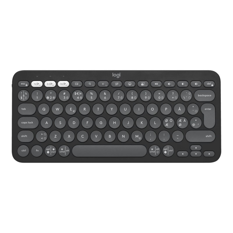 Wireless Keyboards - Logitech Pebble Keys 2 K380s superkompakt trådlöst Bluetooth-tangentbord