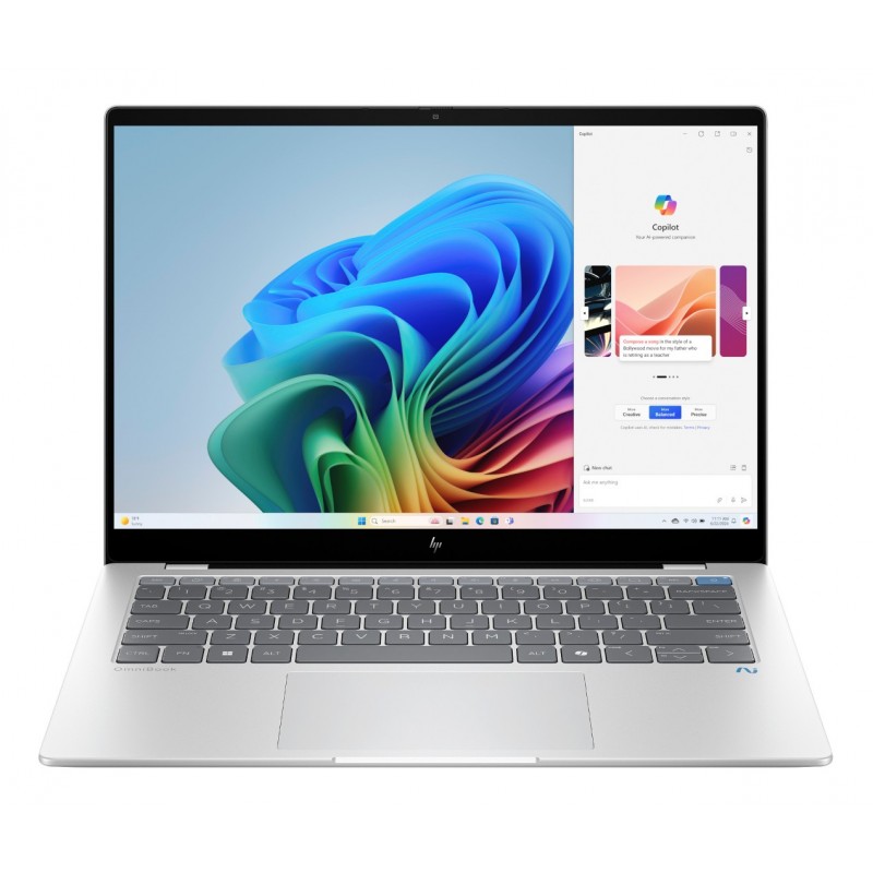 Laptop with 14 and 15.6 inch screen - HP OmniBook X 14-fe1032no 14" 2.2K Snapdragon X Plus 16GB 512GB Win 11