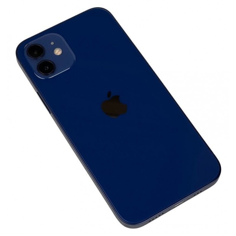 Used iPhone - iPhone 12 64GB 5G Blue med 1 års garanti (beg med nyskick skärm)