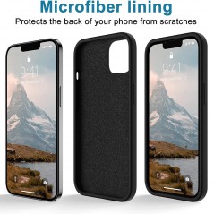 Sign Liquid Silicone skyddande skal i svart till iPhone 15