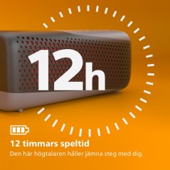 Wireless Bluetooth Speaker - Philips GO portabel vattenskyddad bluetoothhögtalare