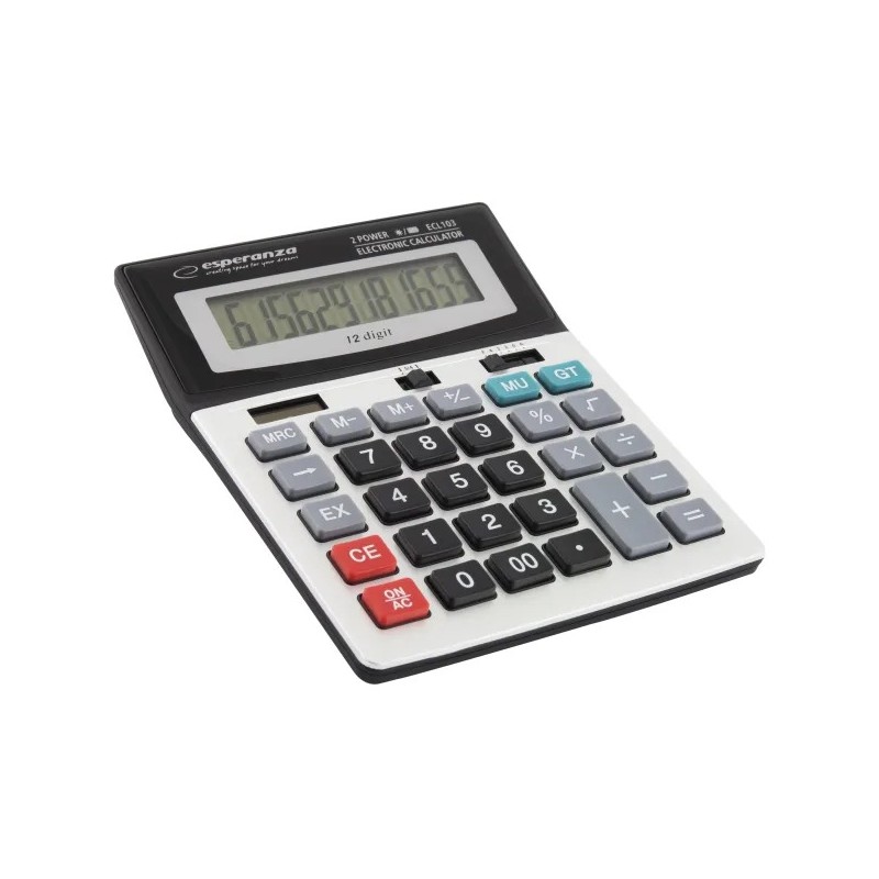 Office supplies online - Esperanza miniräknare med 12-siffrors display