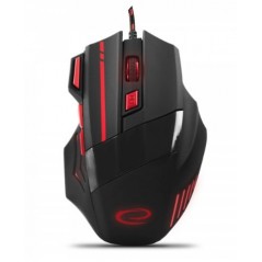 Esperanza gamingmus med röd belysning