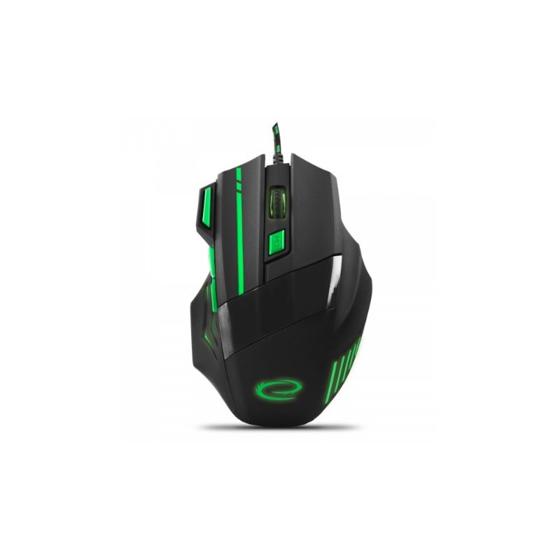 Gaming mouse - Esperanza gamingmus med grön belysning