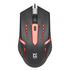 Gaming mouse - Defender gamingmus med belysning i flera färger