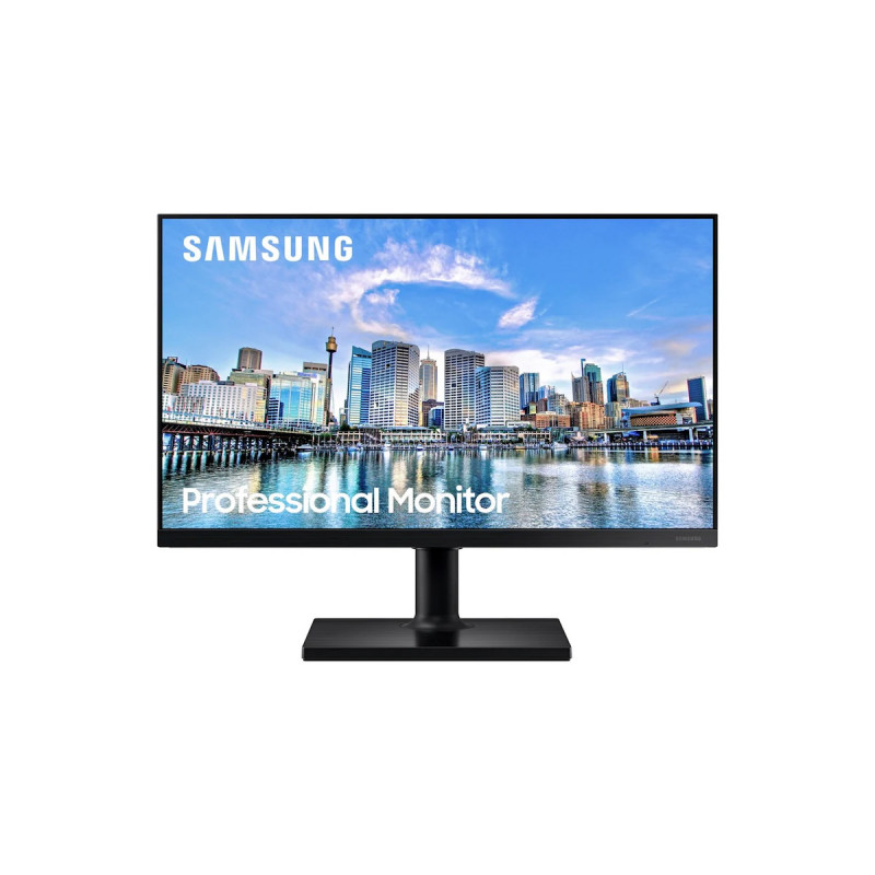Tietokone - Samsung F24T450 24-tums IPS-skärm med ergonomisk fot, pivot & inbyggda högtalare (fyndvara med liten repa)