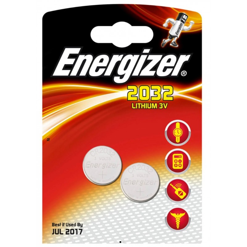 Electrical accessories - Energizer CR2032 litiumbatteri 2-pack