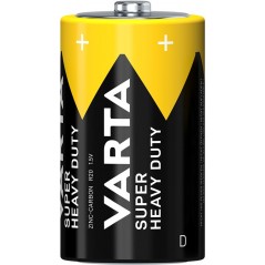 Varta Super Heavy Duty D-batterier R20 2-pack