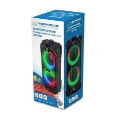Wireless Bluetooth Speaker - Esperanza batteridriven trådlös bluetooth-högtalare med RGB-belysning