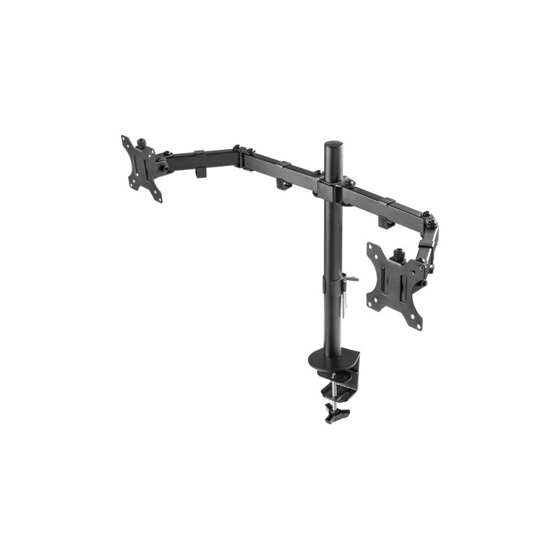 Tietokone - Bordsstativ VESA för två datorskärmar (fyndvara)