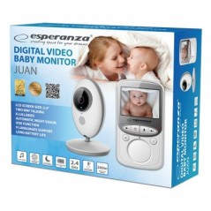 Esperanza babymonitor videokamera med 2.4" LCD-mottagare