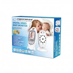 Esperanza babymonitor videokamera med 2" LCD-mottagare