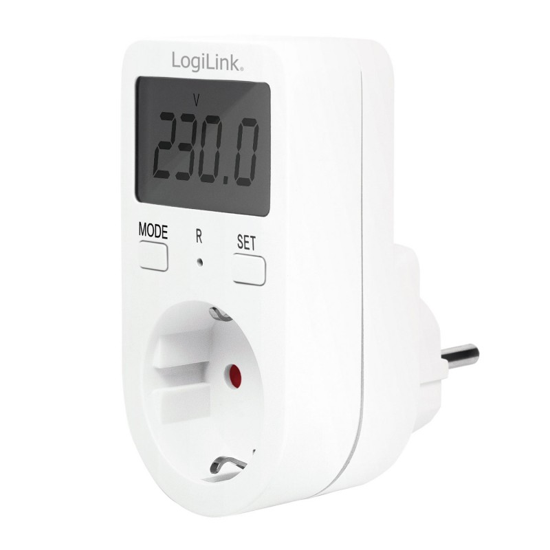 Electrical accessories - LogiLink energimätare med kostnadsberäkning