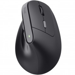 Wireless mouse - Trust ergonomisk trådlös vertikal mus med laddningsbart batteri
