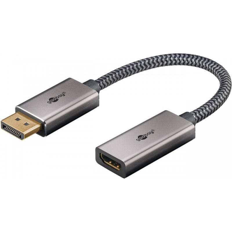 Screen Cables & Screen Adapters - Goobay DisplayPort till HDMI-adapter med stöd för 8K i 60 Hz