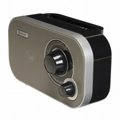 Radio & Stereo - Denver portabel batteridriven/nätdriven FM-radio