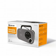 Radio & Stereo - Denver portabel batteridriven/nätdriven FM-radio