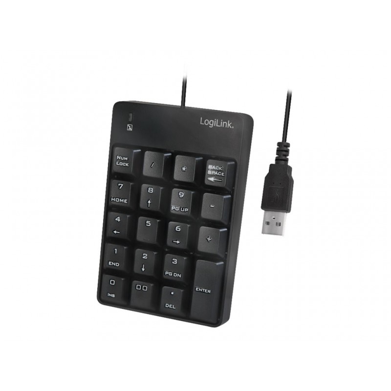 Wired Keyboards - LogiLink USB-anslutet numeriskt tangentbord