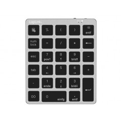 LogiLink trådlöst numeriskt tangentbord i aluminium med Bluetooth-anslutning