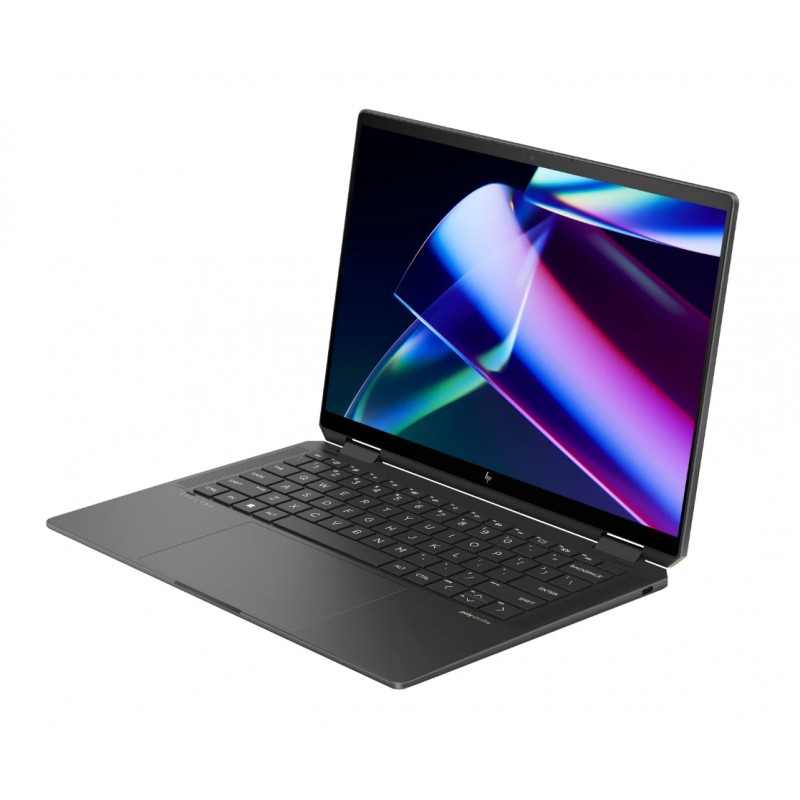 Laptop with 14 and 15.6 inch screen - HP Spectre x360 2-in-1 14-eu0063no 14" OLED 2.8K Touch Ultra 7 16GB 1TB Win 11 Nightfall Black demo
