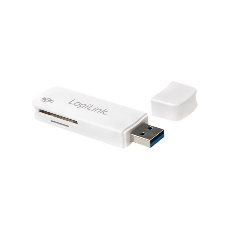 Memorycard reader USB - LogiLink minneskortläsare USB 3.0 med stöd för SD och microSD