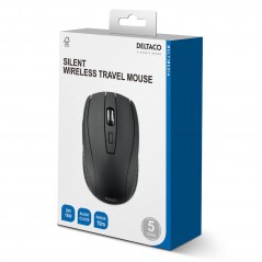 Wireless mouse - Deltaco MS-809 tyst trådlös mus