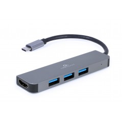 USB-C 4-i-1 Multiport till HDMI & 3xUSB 3.2 Gen 1-adapter (4K 30Hz)