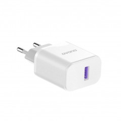 Dudao AC-adapter väggladdare USB 18W samt 1 meter USB-C-kabel