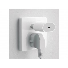 Phone Wall charger - Dudao 20 Watt AC-adapter väggladdare med USB-C samt 1 meters Lightning-kabel