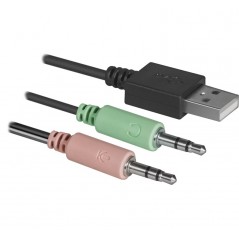 Defender datorhögtalare med 2x 3.5 mm och USB-ström