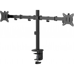 Andersson justerbart skrivbordsfäste VESA för två datorskärmar 17-32"