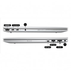 Laptop with 14 and 15.6 inch screen - HP EliteBook 8 G1i 14" FHD+ Intel Ultra 5 225U 32GB 512GB med 5G-modem, Sure View Win 11 Pro