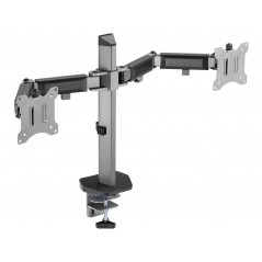 Andersson justerbart skrivbordsfäste VESA för två datorskärmar 17-32"