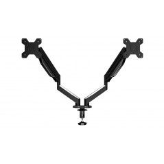 VESA mount for monitor - Esperanza skrivbordsfäste med gasfjäder för två datorskärmar 17-27" (fyndvara)