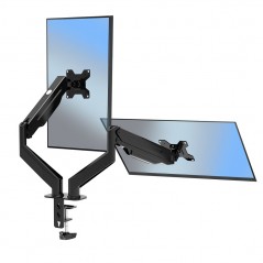 VESA mount for monitor - Esperanza skrivbordsfäste med gasfjäder för två datorskärmar 17-27" (fyndvara)