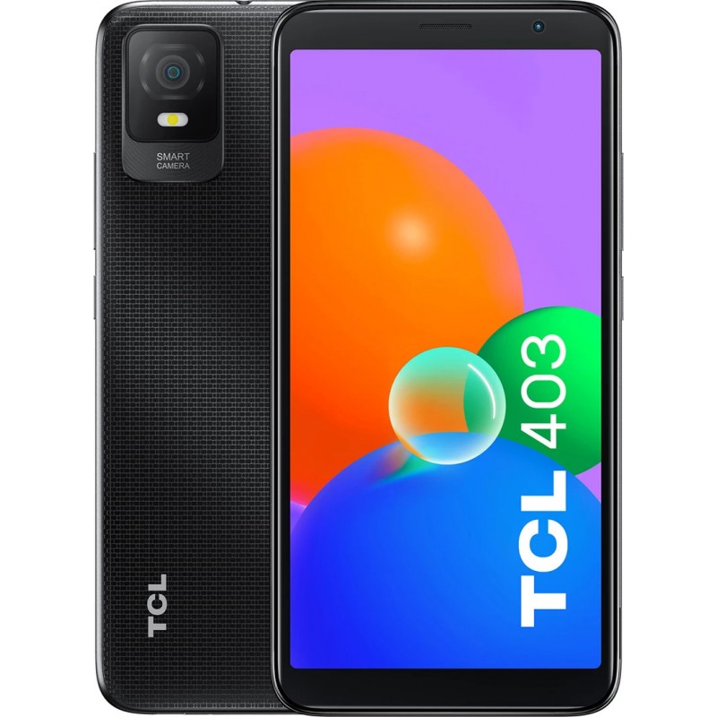 Muut kaupat metsästäjät - TCL 403 (2023) 6" mobiltelefon 2GB/32GB Black (fyndvara)