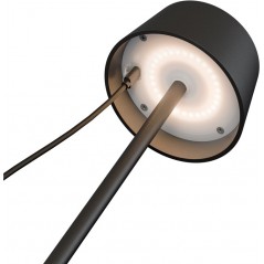 Muut kaupat metsästäjät - Goobay portabel solcellsladdad bordslampa för inom- och utomhusbruk, dimbar (svart/vit/brons) (fyndvara)