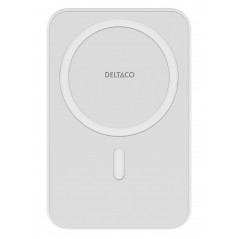 Deltaco powerbank 5000 mAh med trådlös laddning 15W och MagSafe