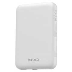 Portable Batteries - Deltaco powerbank 5000 mAh med trådlös laddning 15W och MagSafe