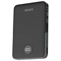 Deltaco powerbank 5000 mAh med trådlös laddning 15W och MagSafe