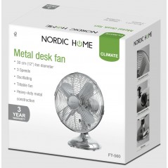 Fans for the hot evenings! - Nordic Home Bordsfläkt Rostfri 30cm
