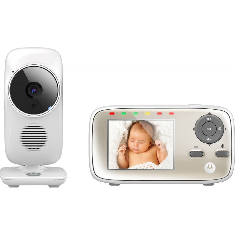 Babymonitor - Motorola VM483 babymonitor och videokamera med 2.8" LCD-mottagare