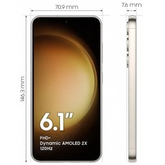 Used Samsung Galaxy - Samsung Galaxy S23 5G 128GB DS Cream (beg)