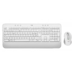 Keyboard & Computer Mouse - Logitech MK650 trådlöst tangentbord och mus med Logi Bolt och Bluetooth vit (fyndvara)