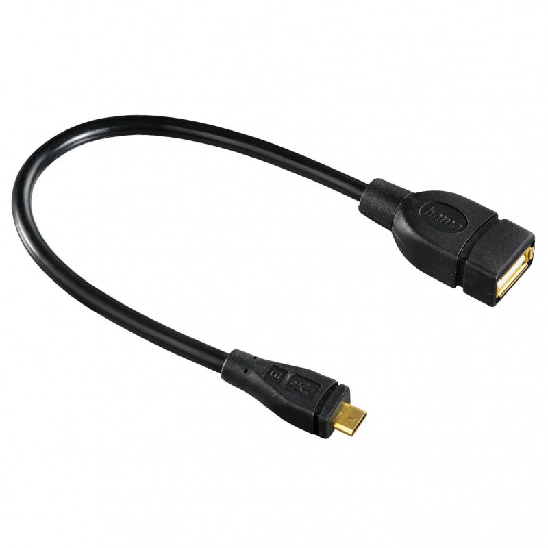 USB cable USB micro - HAMA microUSB till USB-A hona OTG-adapter